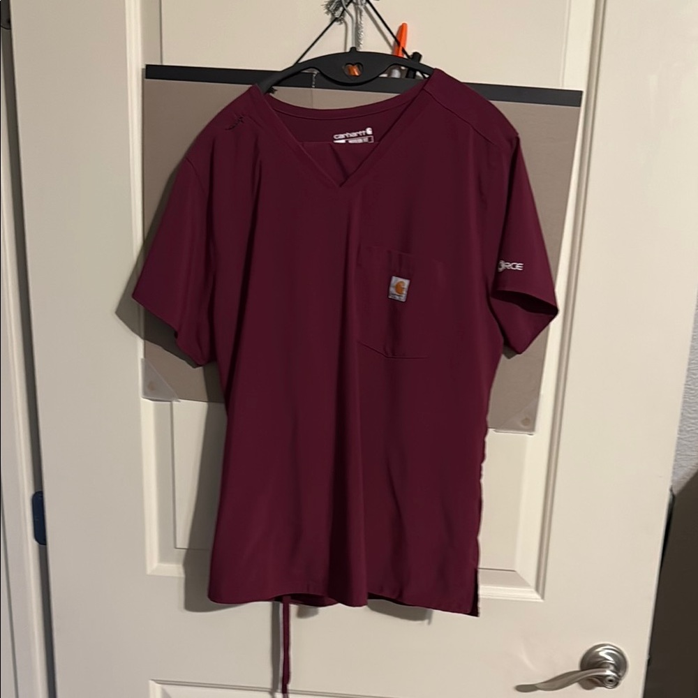 Carhartt Maroon Scrubs